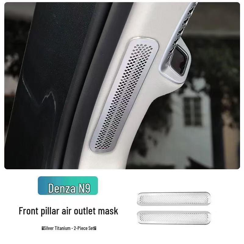 Stainless Steel Dustproof Cover for Denza N9 Instrument Panel & Center Console