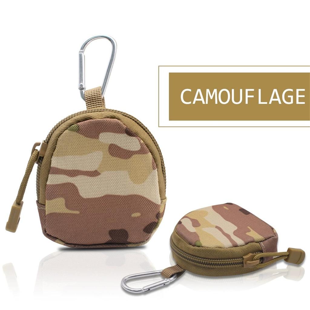 Univerzální venkovní taška – Vojenské pouzdro na zip, Závěsná taška na sluchátka, klíče a vybavení