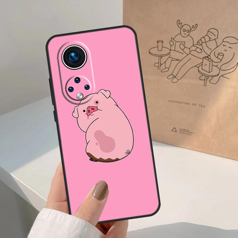 Cartoon Pig For Honor Magic 8 7 6 5 Pro Case For Honor X9d X9c X9b X9a X8c X8b Win 200 400 50 70 90 Lite