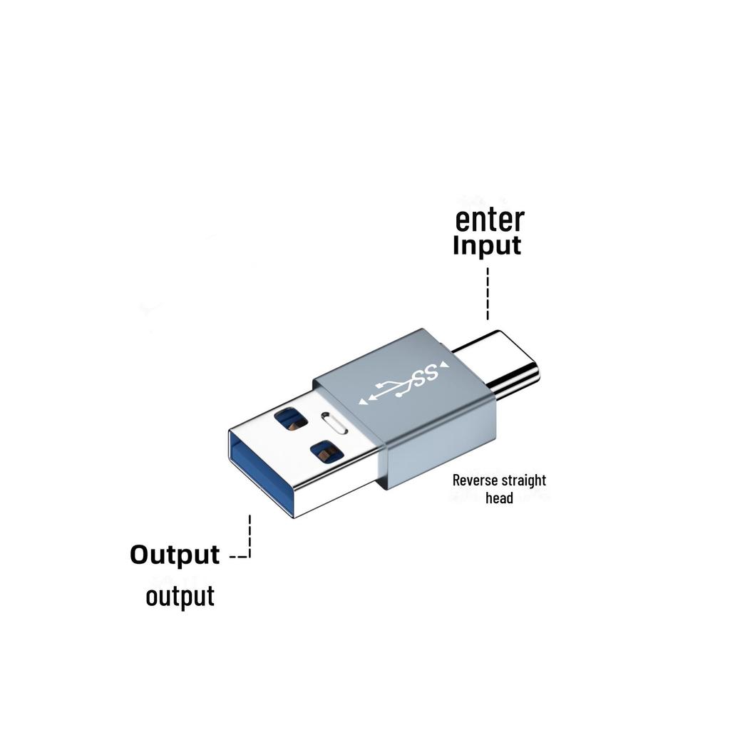 USB Typ-C 3.2 Gen 2 Stecker auf Buchse 90-Grad-Adapter, 10 Gbit/s High-Speed U-Typ Konverter
