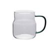 OLOEY Heat-Resistant Glass Mug with Handle