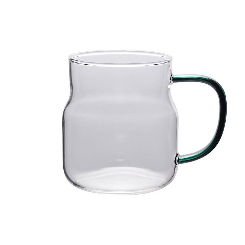 OLOEY Heat-Resistant Glass Mug with Handle