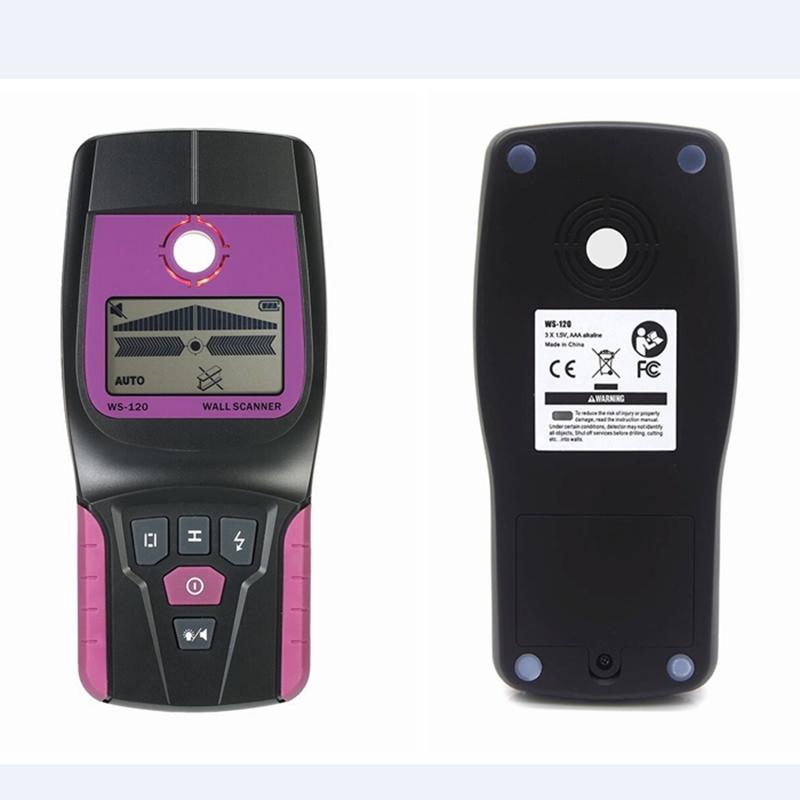 Digitaler Wandscanner Handheld Wanddetektor Stromleitungen Kabel PVC Wasserrohr Metallfinder Scanner Licht Piepton Erkennung Werkzeuge