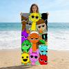 1 BUC SS-Sprunki II-Incredibox Toate Personajele Prosop de Plajă, Prosop de Baie Colorat cu Desene Animate, Prosop Moale din Microfibră pentru Piscină pentru Copii și Fani