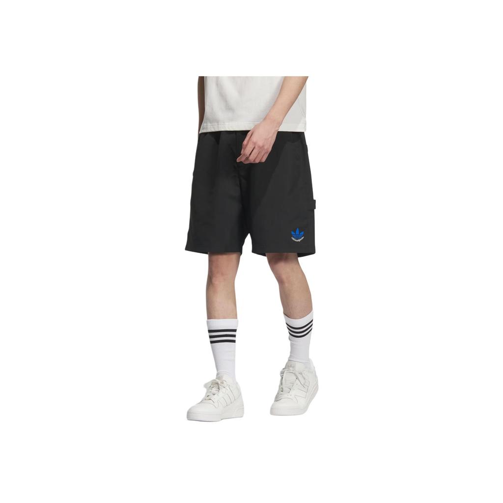 Adidas Originals City Skate Loose Fashion Soft Versatile Casual Sports Shorts Men shorts Black JN1667