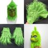 Guanti di Natale Grinch per Adulti Oggetti di Scena Festivi per Feste