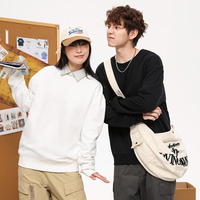 Jeanswest Z Men's Fleece Lined Thick Warm Round Neck Sweatshirt ANJ14