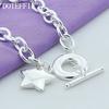 925 Sterling Silver Star To Buckle Charm Bracelets Chain For Women Fashion Wedding Engagement Fine Jewelry
