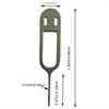Universal Anti-Lost SIM Card Eject Pin, Multi-Phone Compatible SIM Tray Removal Tool for iPhone, Android & All Models