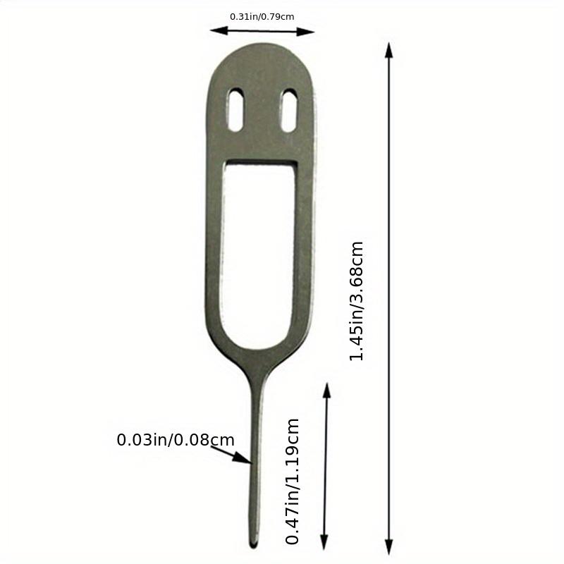 Universal Anti-Lost SIM Card Eject Pin, Multi-Phone Compatible SIM Tray Removal Tool for iPhone, Android & All Models