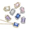 5Pcs/lot Trendy Metal Cubic Zircon Necklace Bracelet DIY Pendants Stone Jewelry Making Accessories Waterproof