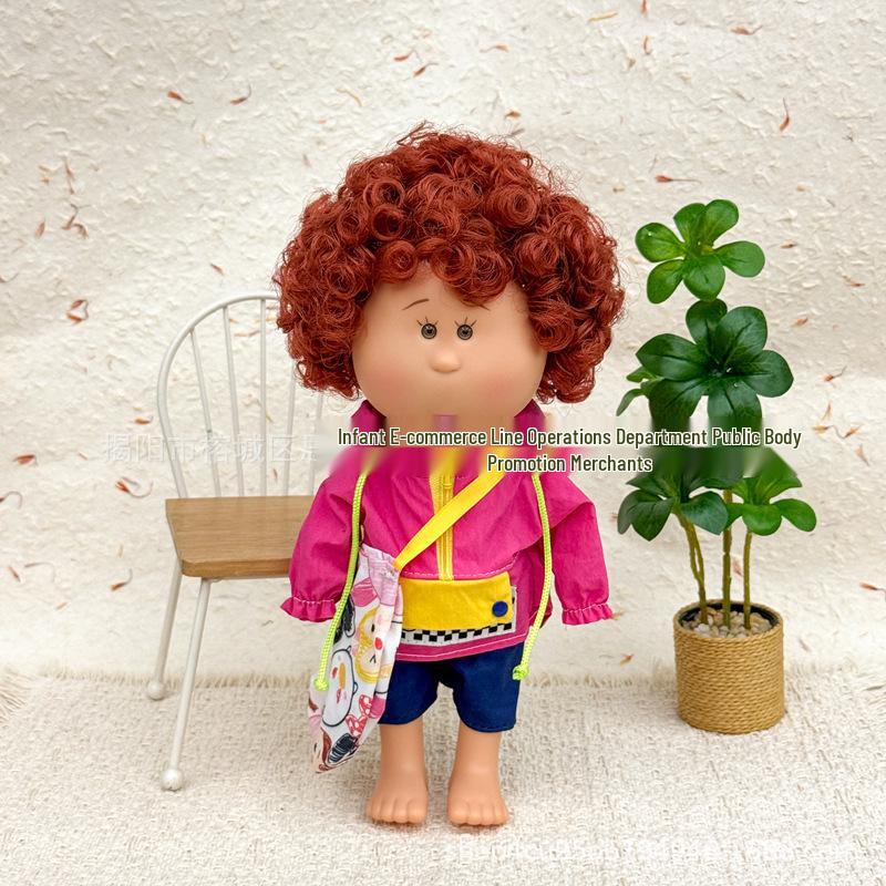 24cm Spanish Mia Potato Doll Dress-Up Set with Plush Outfit