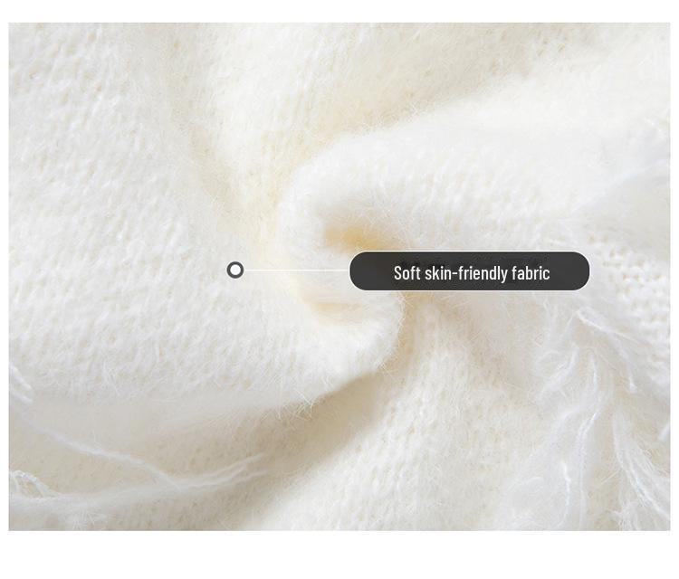 Męski sweter pulower z okrągłym dekoltem - Jesień/Zima 2024, Modny luźny krój, Styl lazy, 688P51