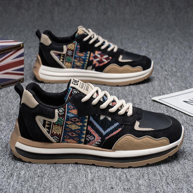 Summer men's shoes new breathable youth shoes men's trend versatile platform sports shoes casual running