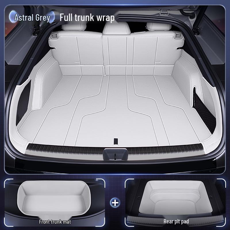 XPeng P7 2025 Trunk Mat - Full Coverage Tail Box Mat for Car Interior Accessories