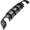 Rear Diffuser Compatible with 20152025 Chrysler 300 Shark Fin Style Matte Black PP Lower Valance Bumper Lip for Enhanced Aerody