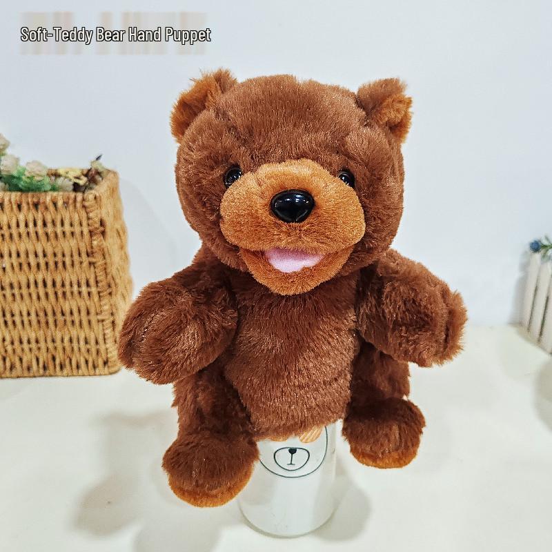 Cartoon Animal Hand Puppet Plush Doll for Kids' Interactive Play