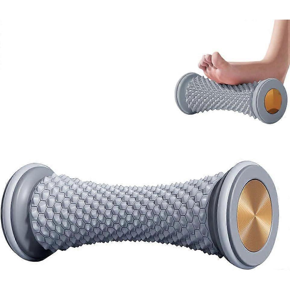 Textured Foam Roller For Foot & Plantar Fasciitis Massage, Deep Tissue Muscle Relaxer For Yoga & Fitness Training