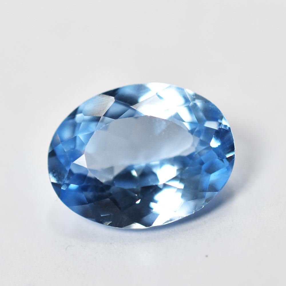 Natural Blue Sapphire Loose Gemstone Quality Oval 10 Ct September Birthstone for Gem Collections