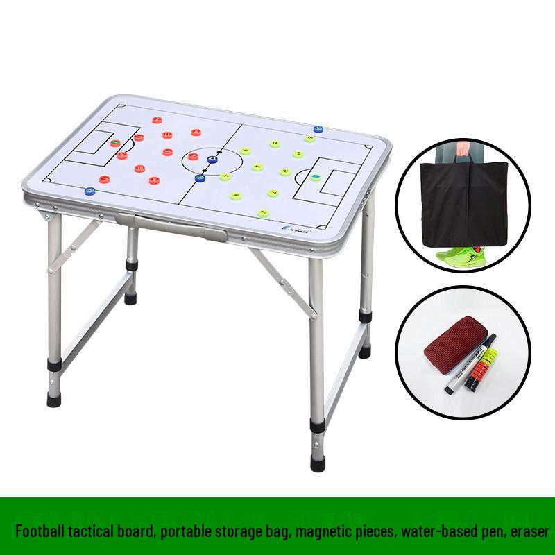 JIANNA11 Magnetic Tactical Football Coaching Board - Portable Folding 11-a-side Demonstration Table белый