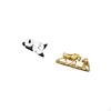 Modern Cute Panda Clock Sculpture Practical Sturdy Home Decor Feng Shui Bear Cow Cattle Artwork for
