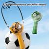 Multi-speed Handheld Fan Soccer Neck Fan, Portable Mini with Lanyard, Soft Breeze Football Shape Cooling for Outdoor Sports, Gift