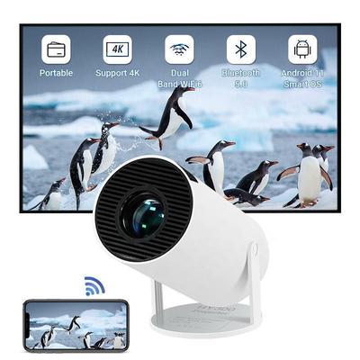 HY300 Mini Portable Projector for Home - Mobile Phone Compatible