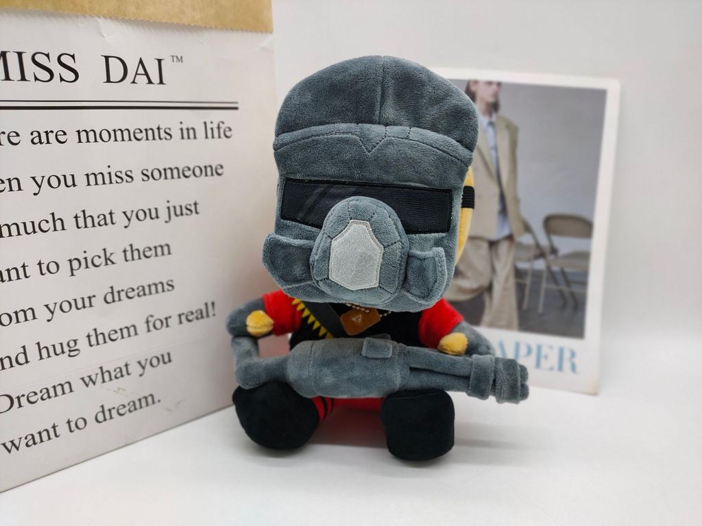 Paradoxum Commander Plüschtiere DJ-Pult Plüschtiere Puppen Weiche Kuschelfigur Cartoon Plüschkissen Geburtstags-Weihnachtsgeschenke