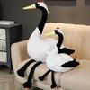 Red-Crowned Crane Plush Toy - Cute Stuffed Bird for Children's Cognitive Development and Early Education