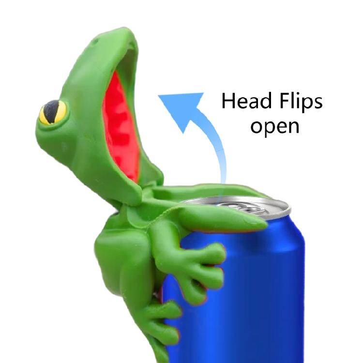 Funny Frogs Statue Drink Lid Decorative Waterproof Can Cover For Sodas Beers Party Decoration Supplies Summer Essential