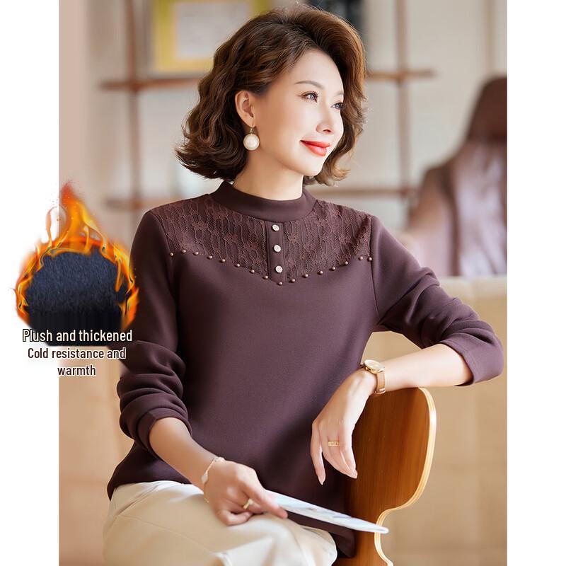 

Passt Women s Thermal Fleece Round Neck Base Layer Top 3XL