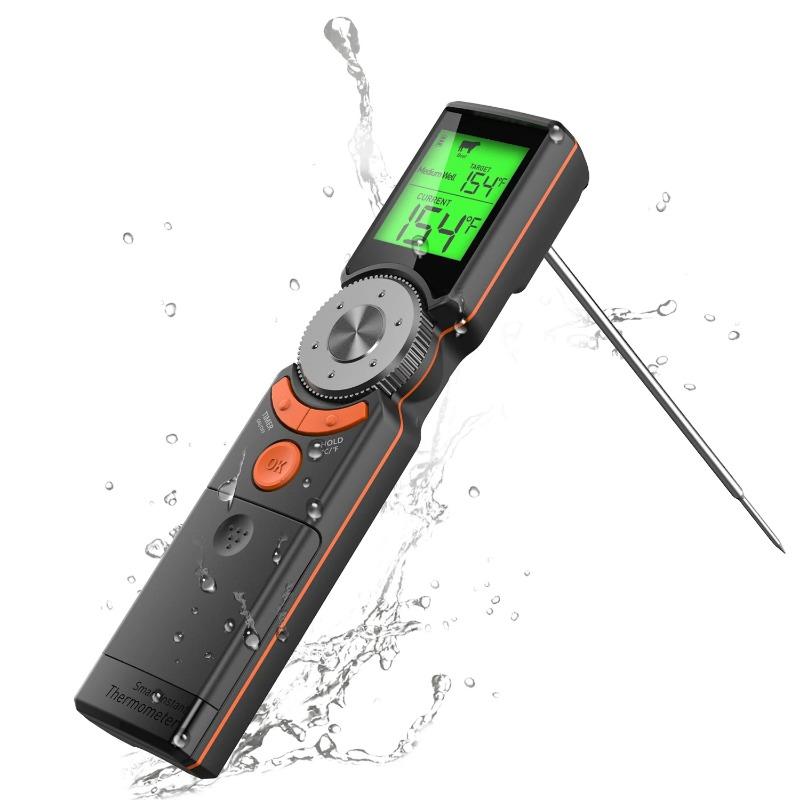 Portable Meat Thermometer LCD Digital Baking Instant Read Kitchen Waterproof Food BBQ Thermometer Handheld Fold Thermometer