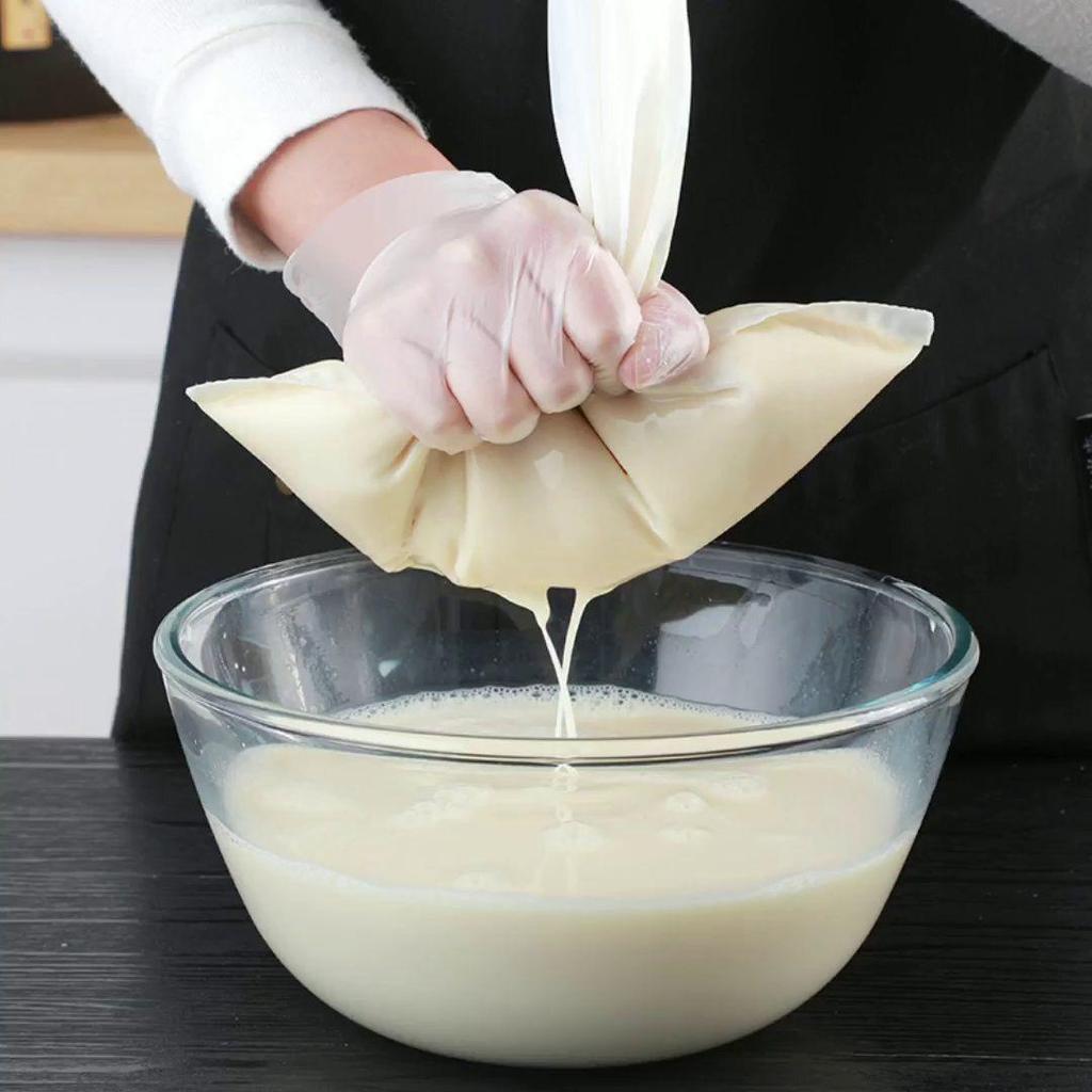 Ultra-Fine Kitchen Pastry & Vegetable Squeezer with Soy Milk/Dumpling Filling Filter