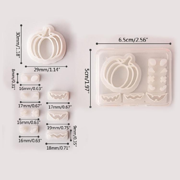 DIY Earrings Cutting Mold Soft Pottery Clay Cutter Plastic Clay Earring Cutters