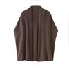 2025 Autumn/Winter Women's 100% Wool Loose Sweater Shawl Coat