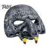 Dekorative Gotische Maske, Gruselige Halloween-Vampir-Schädelmaske, Horror-Halbmaske für Maskenball, Kostüm, Cosplay-Requisite