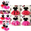 Adorable Girls' Dance Costume With Mesh And Butterfly Bow Ideal For Halloween Cosplay