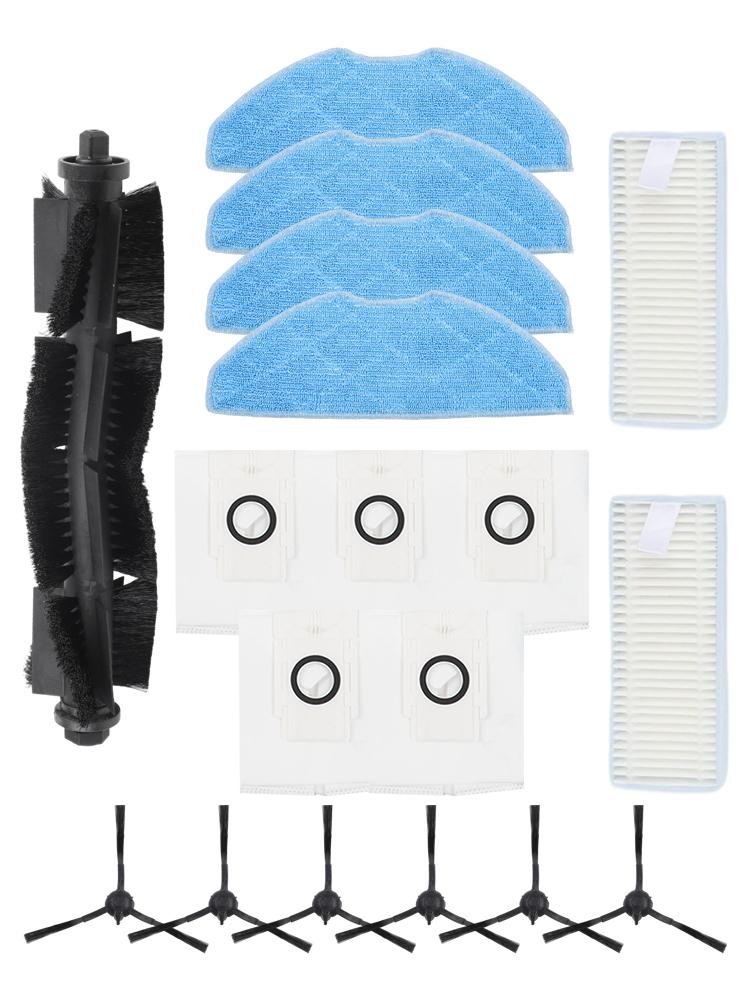 1 Set Main Side Brush Filter Mop Cloth Bag Kit For 360 For Botslab S8 Plus Vacuum Cleaner Replacement Parts