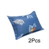 1Pc Pillow Cover Bedroom Decoration Pillowcase Whale Print Polyester Washable Student Dormitory Pink 48*74cm Pattern Pillowslip