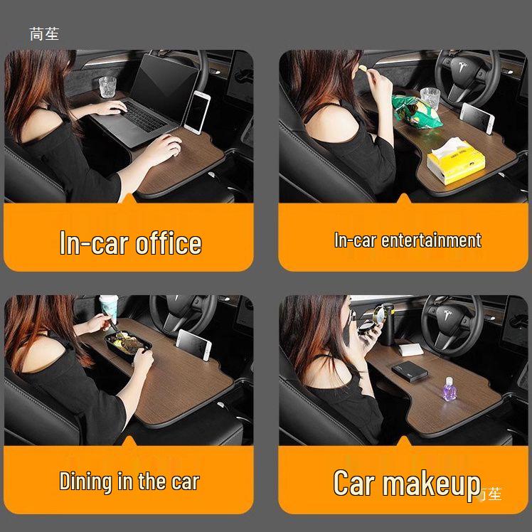 Universal Vehicle Folding Tray: For Oil & New Energy Cars - Desktop & Dining Use