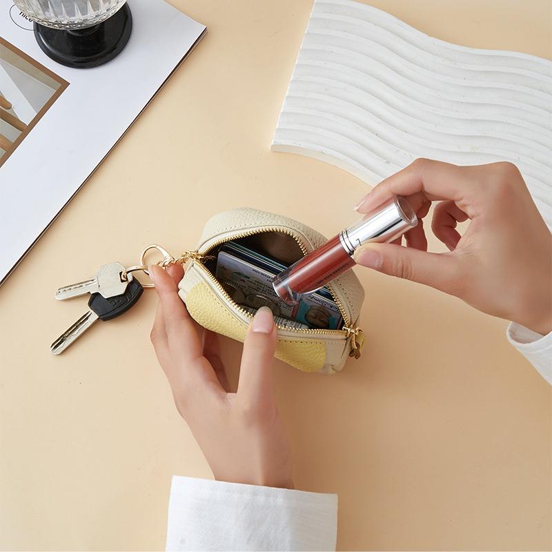 Change bag, women's baby elephant, light wallet, premium sense card bag, multi-card ID mini storage bag.