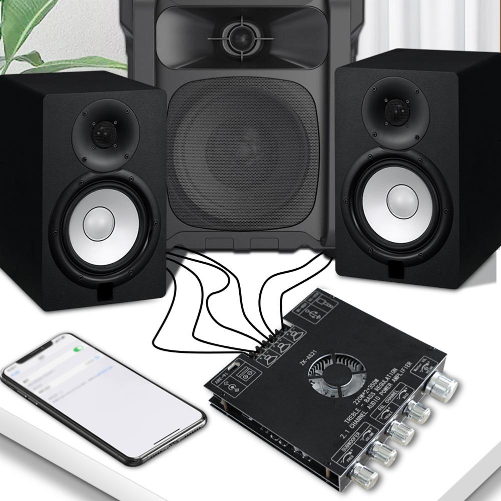 TPA3255 Bluetooth-Compatible Speaker Audio Amplifier Module 2.1 Channel 220W*2+350W Low Tone Audio APP