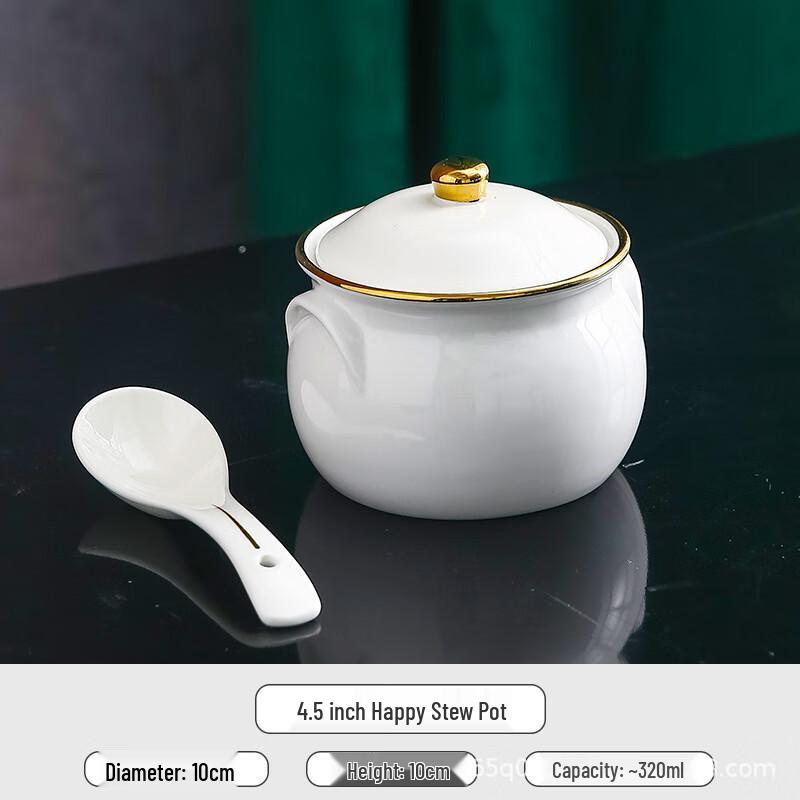 Ting Le Hotel Ceramic Double Boiler Stew Pot