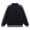 LiNing Sports Fashion Series Color Block Letter Baseball Collar Long Sleeve Jacket Unisex Jacket Black AWDU939-2