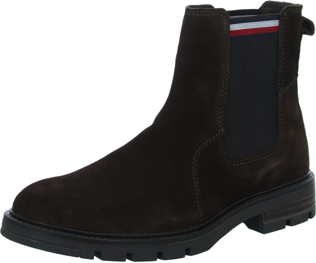 Boots Tommy Hilfiger Corpoarte Hilfiger Suede (FM0FM04803) (FM0FM04803-GT6) Cocoa