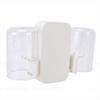 Toothbrush Cleaner Rechargeable Wall Mounted Tooth Brush Holder with 2 Slots and Timer Function for Bathroom