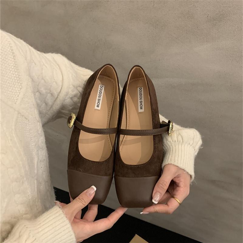 Design Sense Niche Retro Mary Jane Shoes Spring and Summer New Shallow Single Shoes