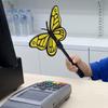 Creative 3D Printed Wand Tap To Pay Detachable Lightweight Butterfly Magic Wand Holder Cute Portable Contactless Payment Sleeve