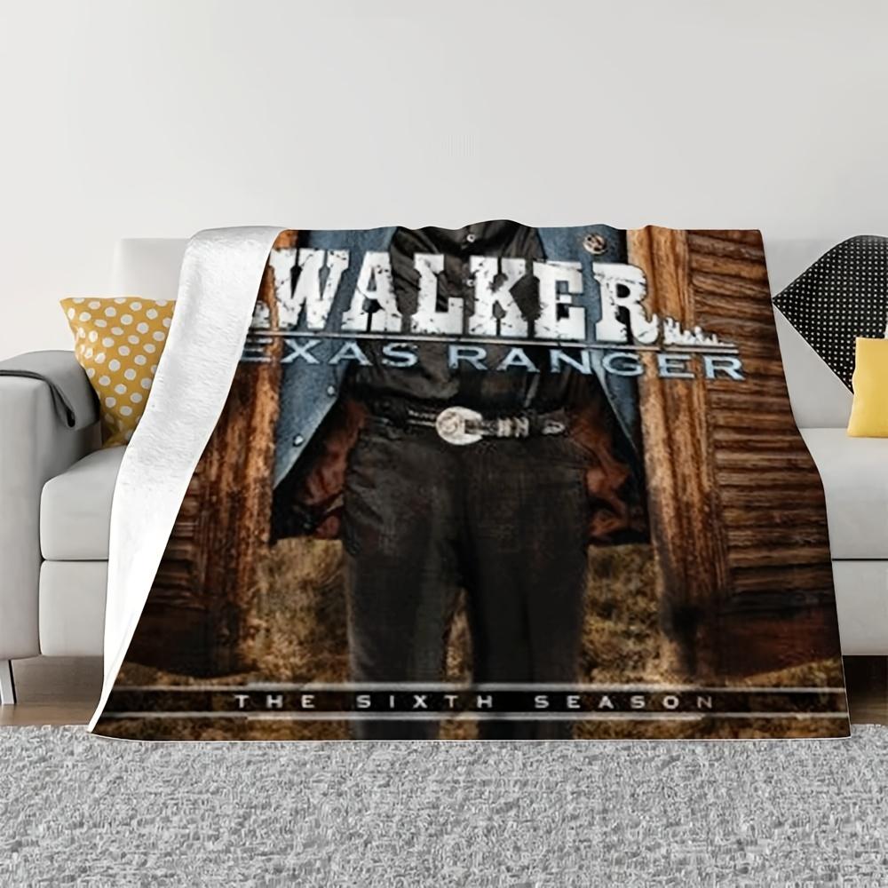 Customize A Versatile Flannel Blanket Featuring 1pc Walker Texas Ranger Creativity, Perfect for Use As a Throw, Art Poster, Or T