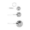 3PCS Stainless Steel Funnel Mini Funnel Oil Vinegar Wine Spice Sauce Leakage Household Oil Leakage